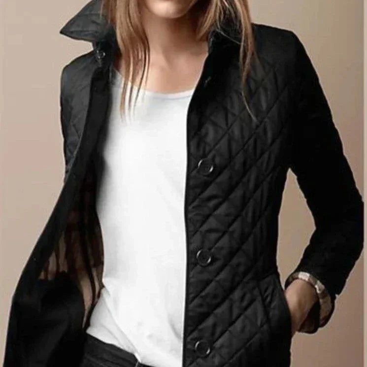 Jaqueta Blazer Xadrez Clássica Feminina