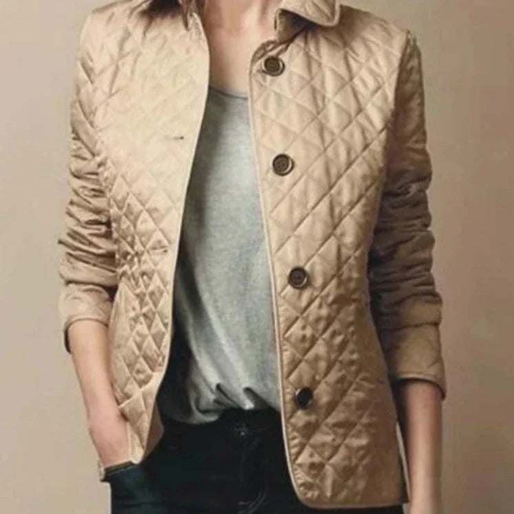 Jaqueta Blazer Xadrez Clássica Feminina